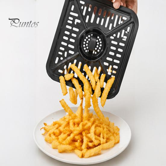 Nepřilnavý tác do fritézy pro grilovací pánev DZ550, Odolný hliníkový tác na tuk, s gumovou podložkou, Náhradní díl pro cirkulaci tepla pro pánev Ninja Foodi DZ401