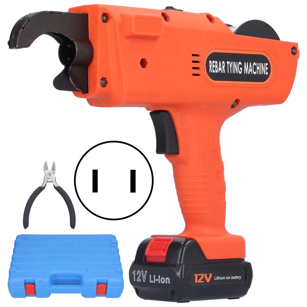 Automatic Tying Tool Electrical Tools Reinforcing Steel Bar Tying Machine ABS High Carbon Steel Fully Automatic Strapping Tool