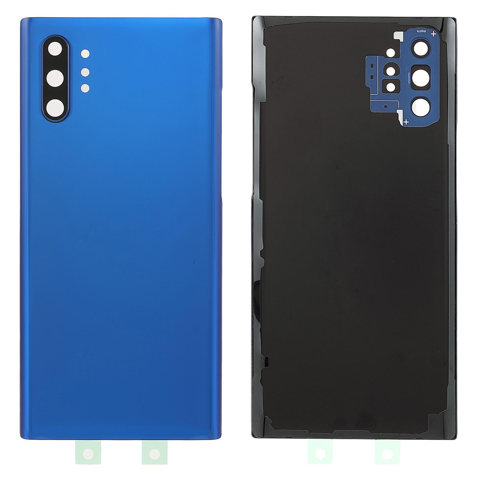

Для Samsung Galaxy Note 10 Plus 4G N975/Note 10 Plus 5G N976 Крышка аккумулятора с клейкой наклейкой+Крышка объектива камеры B
