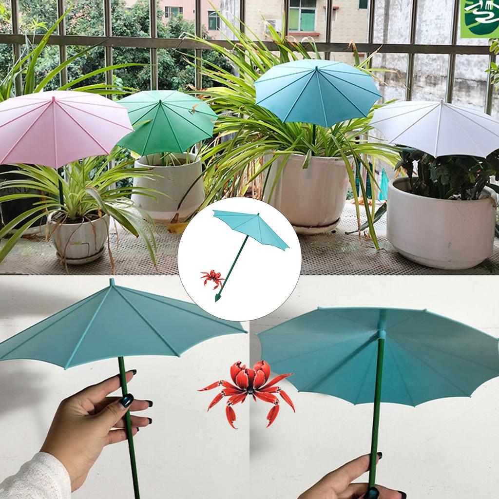 5Pcs Outdoor Plant Umbrella for Outdoor Plant Garden Umbrella Shade for Potted Plant Garden Bed Provide Shade Garden Bed
