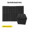 6pcs 12*12*2inch Studio Sound Insulation Foam for Studio KTV Broadcast Family Theater