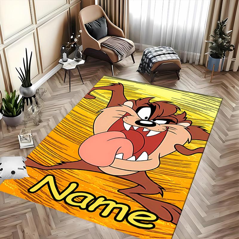 Custom personalization Taz-Mania Area Rug - Perfect For Kitchen, Bathroom,Laundry Room Decor Large Size Available,Gift All Seasons