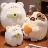 23/36/45cm Cartoon Cat Dog Plush Toy Stuffed Soft Animal dolls Pillow Christmas Gift for Kids Valentine Present
