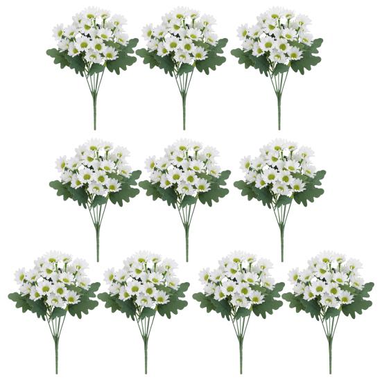 Künstliche Chrysanthemen Realistische Künstliche Herbstblumen UV-beständig Künstlicher Blumenstrauß Künstliche Chrysanthemen