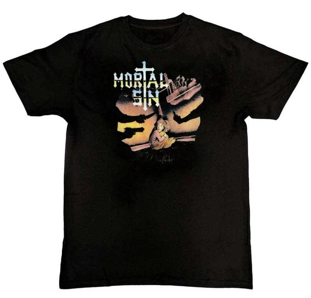 

MORTAL SIN FACE OF DESPAIR Black Unisex Tee Shirt All Size MI1096 5XL різнокольоровий