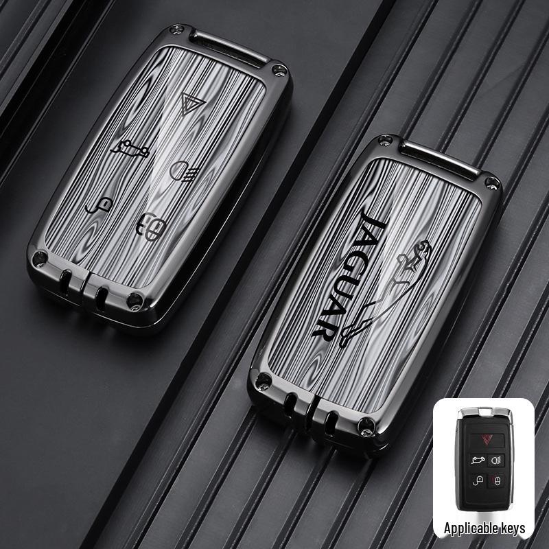23 Jaguar XFL/XEL/F-Pace/XJL/F-Type/E-Pace Key Case with Metal Buckle for Men & Women