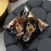 The Melancholy of Haruhi Suzumiya Cushion Cover 2-in-1 Reversible Plush Pillow Cover | Car/Sofa/Bed | Perfect Gift