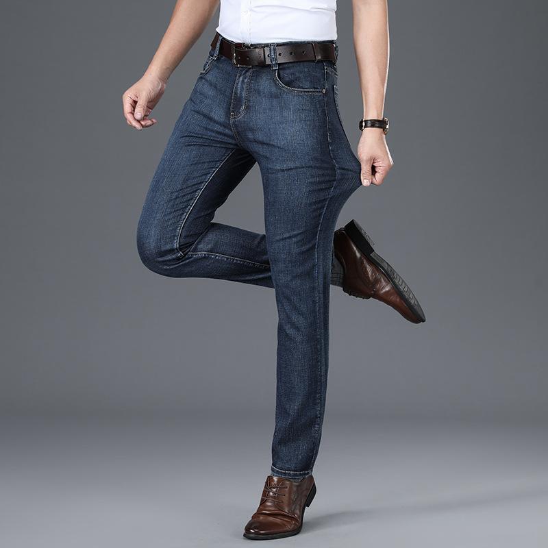 Весенние обычные джинсы большого размера — фото 3