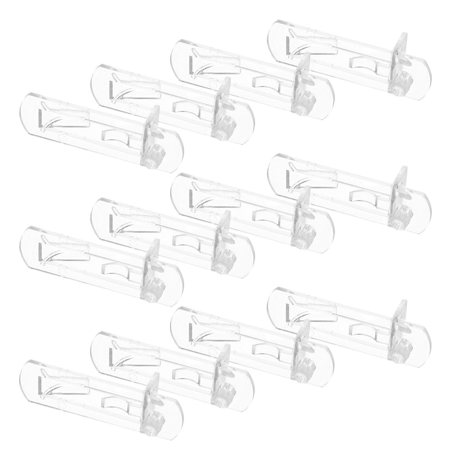 

40Pcs Plastic Shelf Supports Transparent Brackets for Cabinet Shelf Clips Wardrobes Bookshelf Furniture Holders other