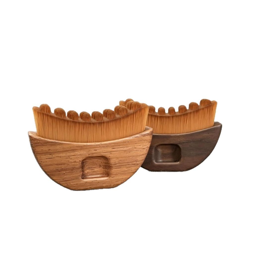 Lymphatic Contour Face Brush: Walnut Gua Sha with Color Box Packaging (2026 Edition)