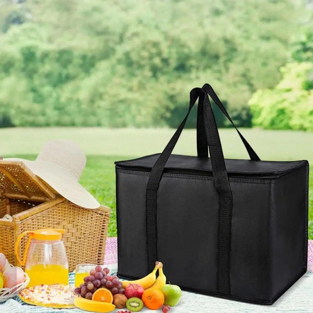 Extra Large Insulated Grocery Bags Waterproof Insulated Cooler Cool Bag Food Delivery Bag  Picnic