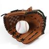 Zongsi Baseball Glove 9.5 Inches Softball Pitcher Catcher Kids Youth Adults Shock Absorption Left-Handed Brown