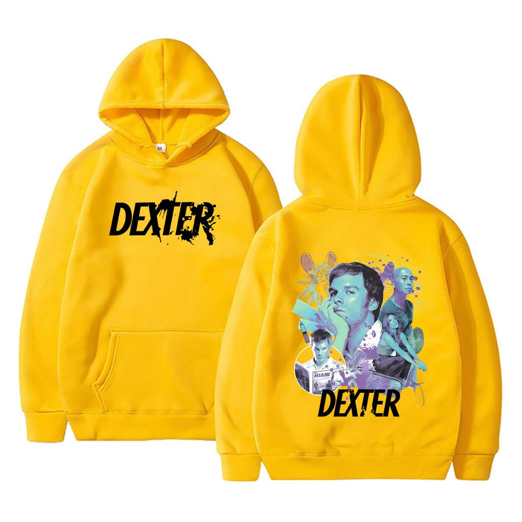 Hot Sale Dexter Morgan Graphic Hoodie Men Women Casual Fleece Pullover Hoodies Male Fashion Vintage Oversized Hooded Sweatshirt