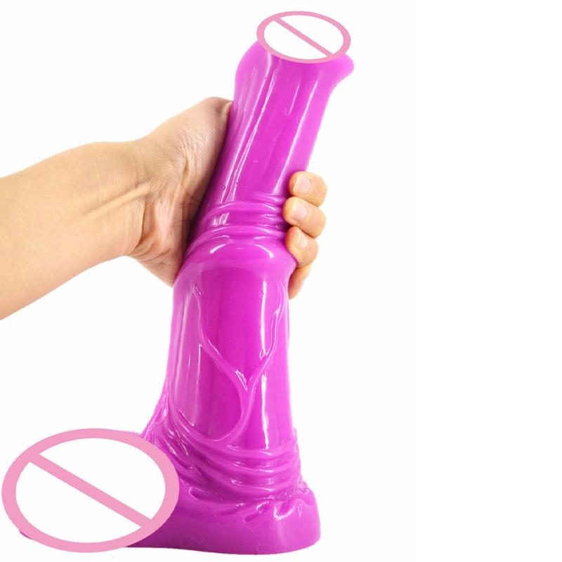 Giant Horse Dildo Realistic Penis Female Masturbator Female Animal Dildo Quick Orgasm Anal Toys For Men Sex Toy For Lesbian Women