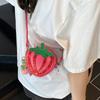 Fashionable Strawberry Crossbody Bag New Style Exquisite Fruit Shoulder Bag Mini Versatile Lipstick Bag Personalized Women's Bag