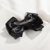 CHIMERA Bun Hair Clip, French Bow Barrette, Half-Up Hairpin, Hair Accessory, Black