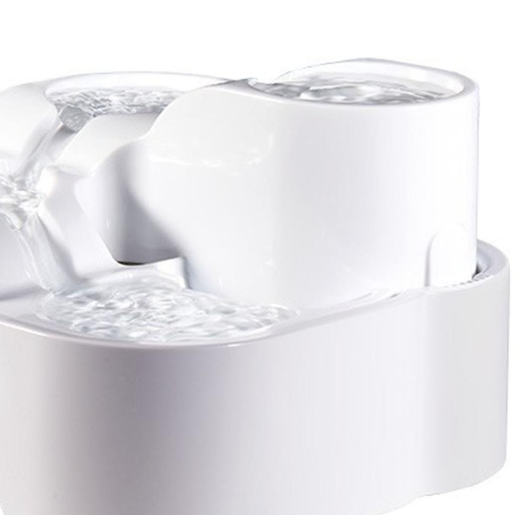 Cat Water Fountain Filtration Recirculating Flowing Live Water Multi Slot Waterfall Type Automatic