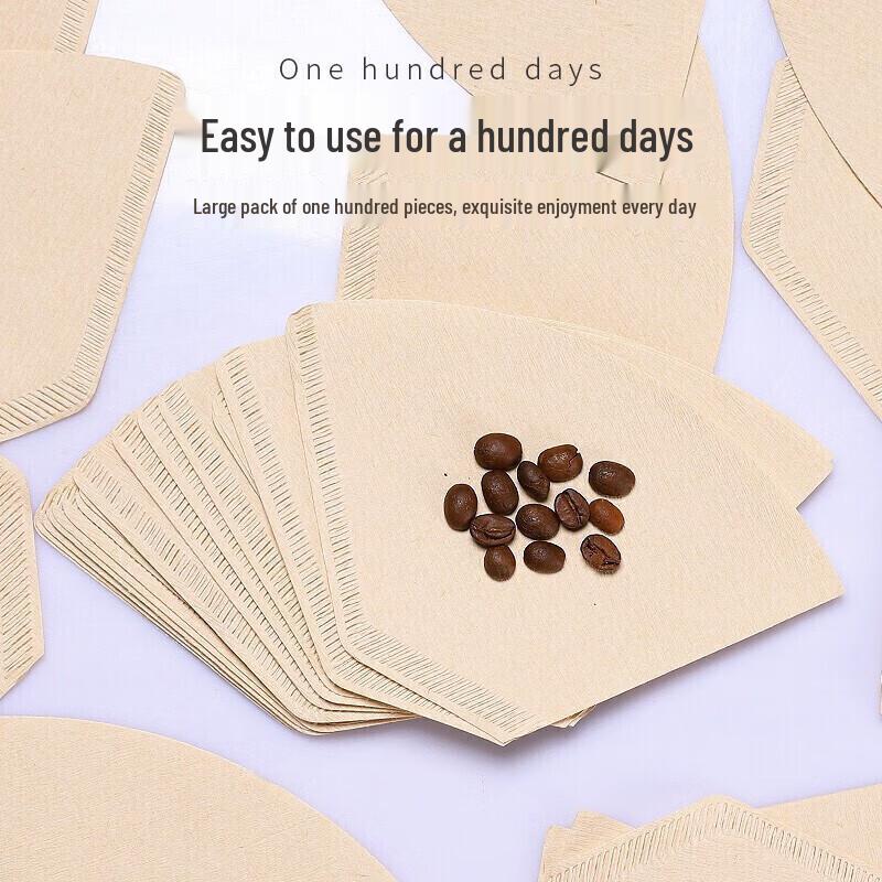 Mongdio Unbleached Virgin Wood Pulp Coffee Filter Papers