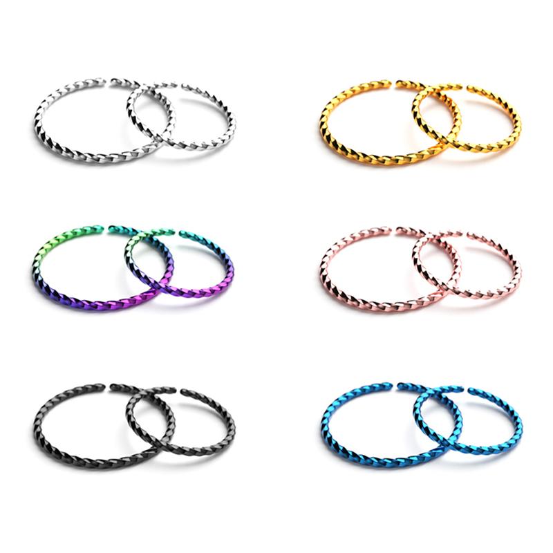 

Хирургическая стальная перегородка кольцо нос пирсинг кольца обруч helix хрящ серьги