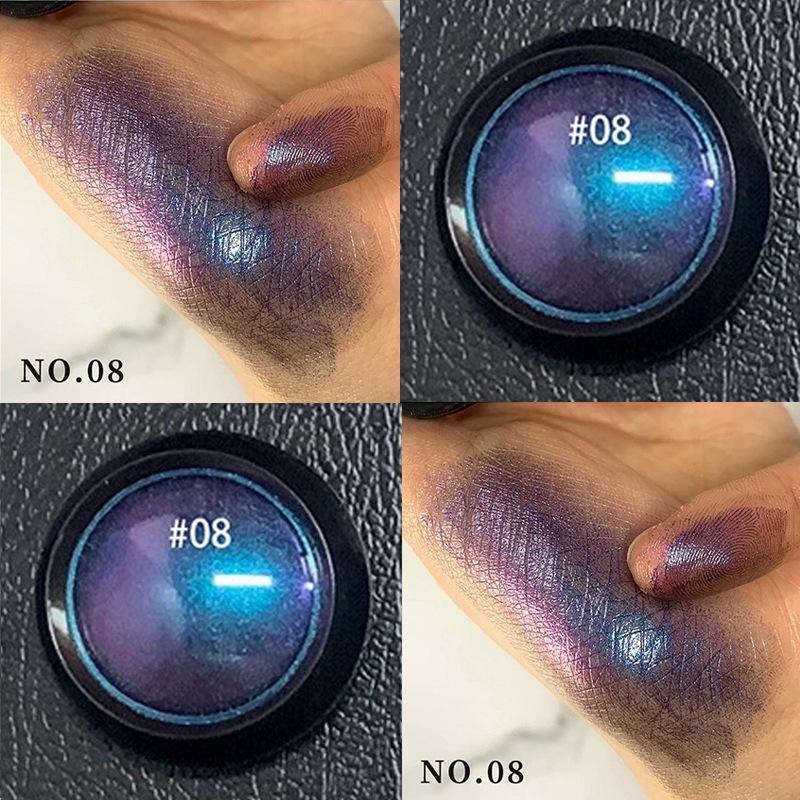 Chameleon Pearlescent Eyeshadow Powder - Single Color, Glitter Finish