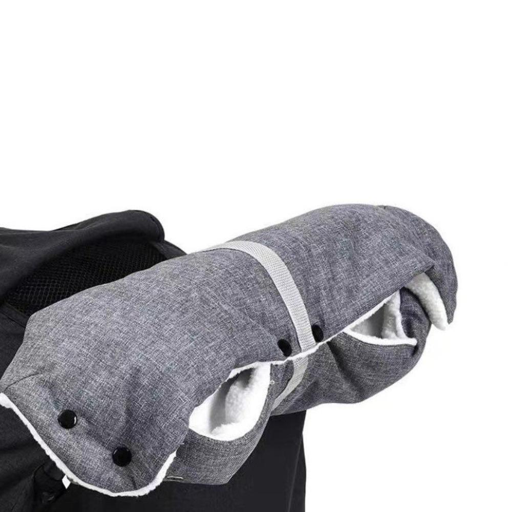

Warm Stroller Gloves Windproof Winter Gloves New Stroller Hand Muff Baby Stroller gray