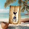 proof beach towel with Tottenham Hotspur F pattern - soft,absorbent,quick-drying,machine washable - perfect for swimming,camping,bathing