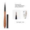Sandalwood Nail Classic Brush Handle Japanese-style Ergonomic Art Design Eco-friendly Nail Art Brush