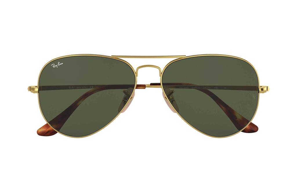 Sunglasses 0RB3547 GOLD Japan 54 [Ray-Ban] 001/31 (Gold) (FREE Size)