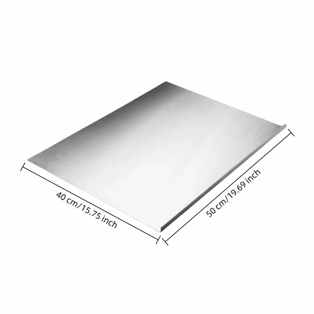 With Lip Stainless Steel Cutting Board