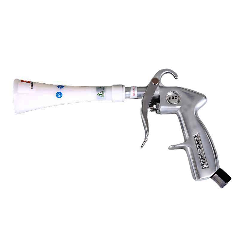 Factory Supply Alloy High quality Blowing Dust Gun Portable Cleaning Gun With White Nozzle
