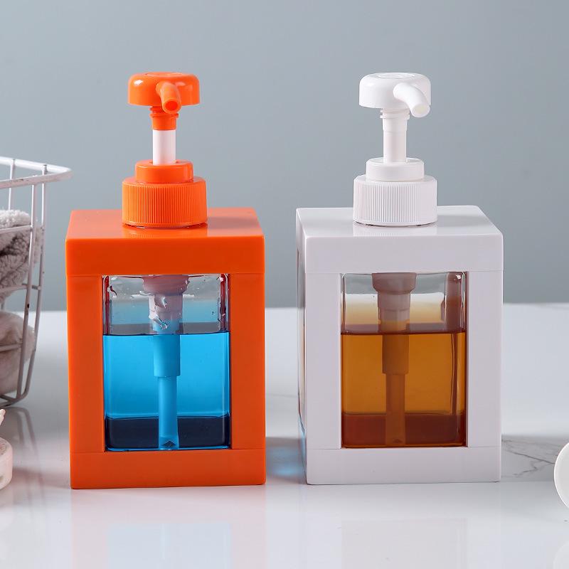 Flacone Portatile Ricaricabile con Tappo a Pressione per Skincare, Disinfettante o Bagnoschiuma