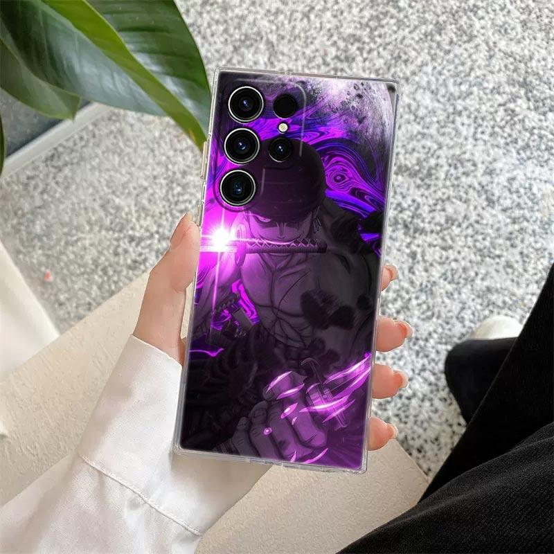 Japanese Anime Ones Zoro Piece Luffy S26 Ultra Case For Samsung Galaxy S25 S26 S24 S23 Ultra S22 S20 Plus S21 FE A57 Phone Cover