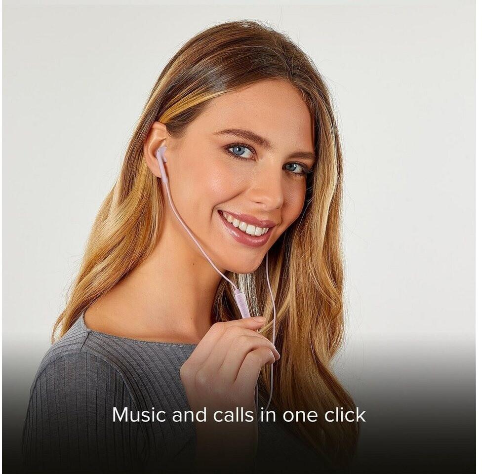 Наушники SBS Mobile STUDIO MIX 65c Wired Earset с Semi In-Ear USB-C Kabel розовый