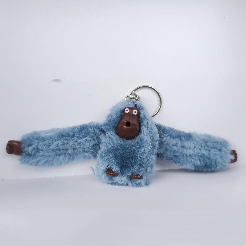Roztomilá klíčenka s opičkou s dlouhým ocasem, kreslená roztomilá opička, plyšová hračka, přívěsek na tašku, dárek pro děti