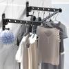 Wandmontierter klappbarer Kleiderbügel für Innenbereich/Balkon/Badezimmer