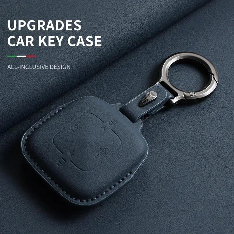 Car Remote Key Case Cover for Zeekr 001 X 007 Zeekr MIX Original Color Car Key Protection Bluetooth Smart Top Grade Shell