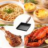 Japanese Cast Iron Tamagoyaki Pan, 6.1 x 7.3 Inch Japanese Rolled Omelet Pan, Multifunctional Square Japanese Egg Pan for Omelets, Steak Camping,