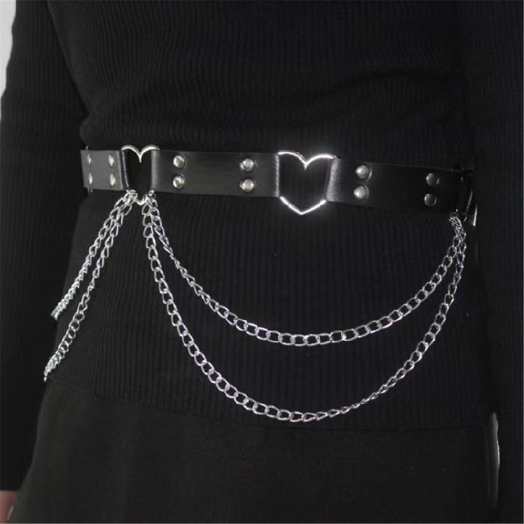 Unique Waist Chain Cowgirl Studded Belt for Women Proms Stage and Club Party