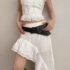 Women's Sexy Retro Rose Waist Chain Belt - Y2K Style Brown Leather Cincher