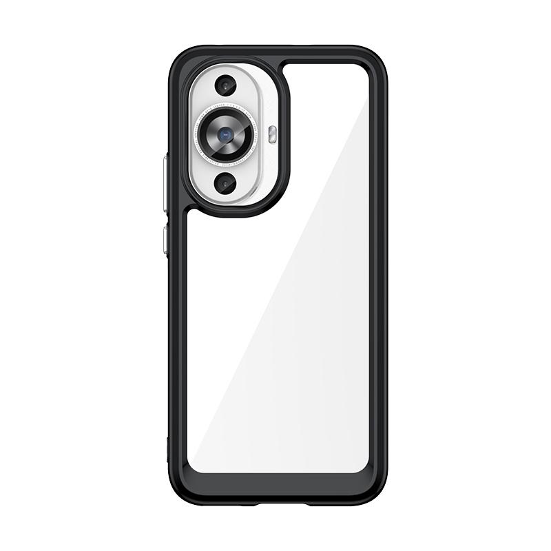 For Huawei Nova 12S Clear Case Nova 12S Cover Coque Fundas Hard Translucent Soft Frame Phone Bumper For Huawei Nova 12S
