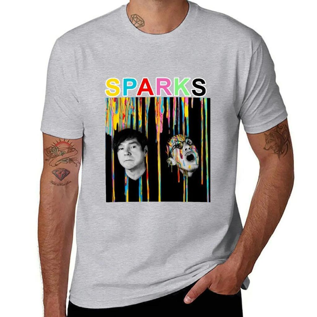Sparks Band, Funny T-Shirt Anime Cheap Stuff Funny T Shirts Men
