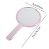 1Pc Liquid Shape Square Mirror Mini Hand-Held Desktop Cosmetic Makeup Mirror Travel Metallic Portable Beauty Mirror For Handbag