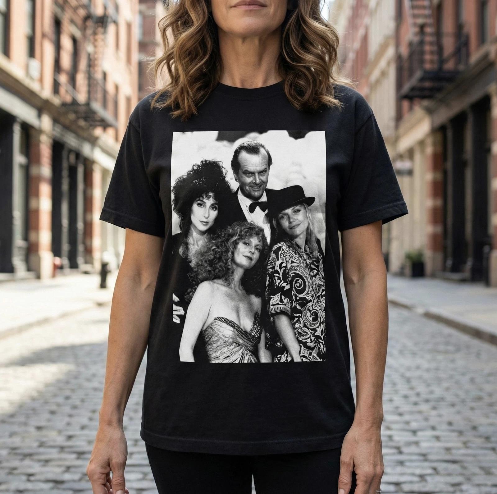 

Witches of Eastwick Shirt Cher Jack Nicholson Vintage 80s Horror Comedy Tee S