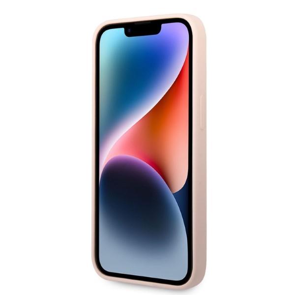 Etui do iPhone 14 Plus Karl Lagerfeld Silicone Ikonik MagSafe Różowe