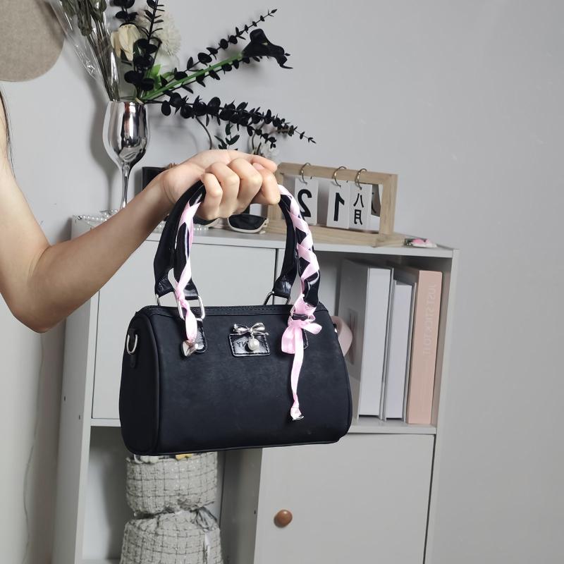 

Детские сумки-мессенджеры, модные сумки и сумки-мешки с бантом, сумки через плечо для женщин, дизайнерские сумки через плечо one size чёрный