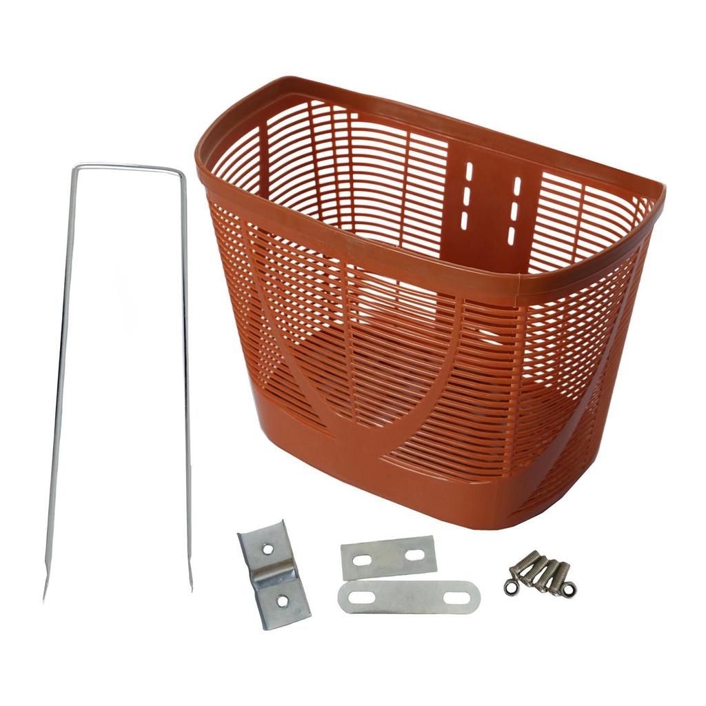 Front Bike Basket Storage Carrier Bicycle Basket for Trip Carrying Folding Bike Handlebar