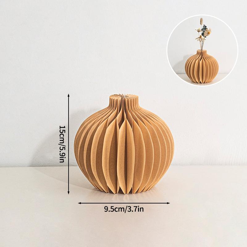 3D Paper Honeycomb Vase 2026 New Year Decoration Reusable Table Centerpieces Red Decorative Vase Wedding Christmas Party Decor