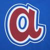 Mitchell & Ness x MLB Atlanta Braves T Shirt Men's Royal Blue TCRW6624-ABRYYPPPROYA
