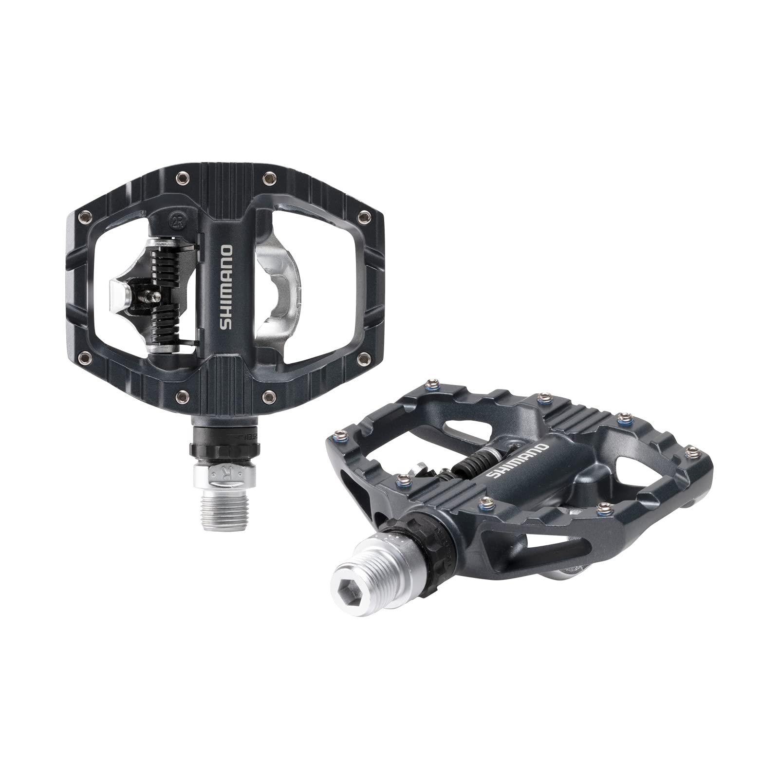 SHIMANO Pedals EPDEH500 PD-EH500 SPD/Flat [Dark Gray] серый