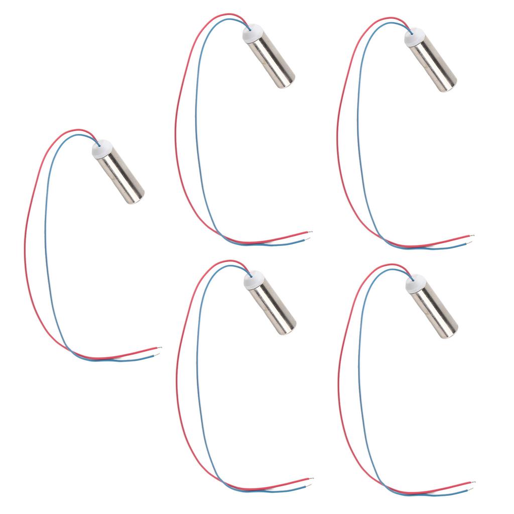 5Pcs 14500rpm Waterproof Cylindrical Micro Coreless Vibration Motor for Massager